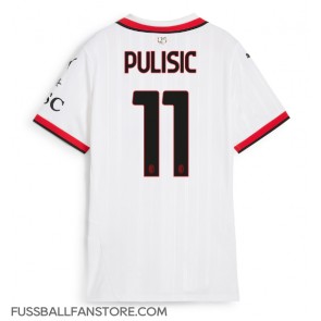 AC Milan Christian Pulisic #11 Replik Auswärtstrikot Damen 2024-25 Kurzarm